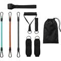 Novanes Triline Latex Tube Resistance Band Set 3 Colors with Handles - Product view
