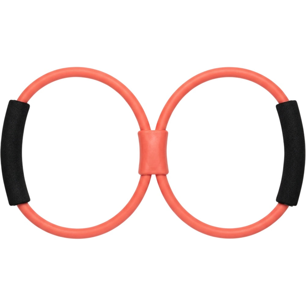 Novanes Twinarc Figure-8 Latex Resistance Band 16 in Coral Black - Product view